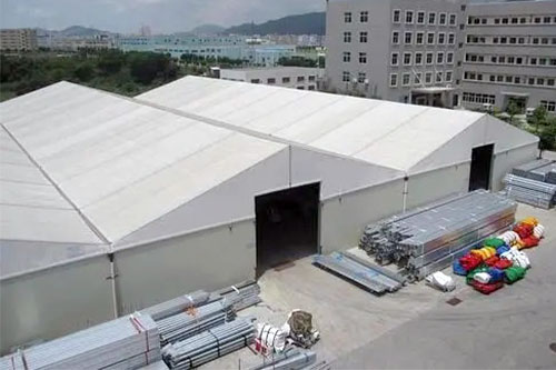 料场封闭储料棚,全封闭绿色施工厂棚,新型环保矿用棚